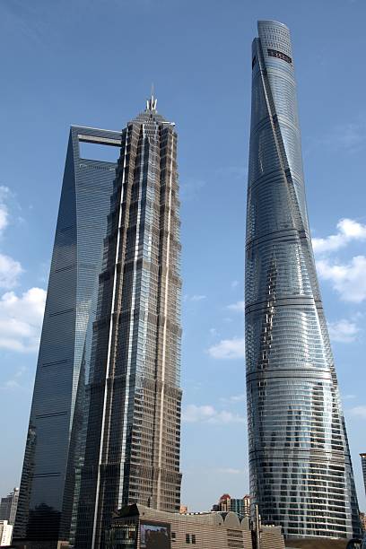 istock Megatall skyscrapers in Shanghai, China 611773684