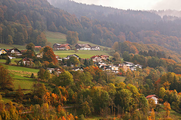 istock Sunny October day in Austria. Autumn in Alps 611774050