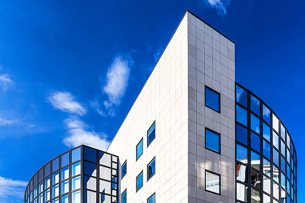 istock Blue modern building of Europe Council. 611780546