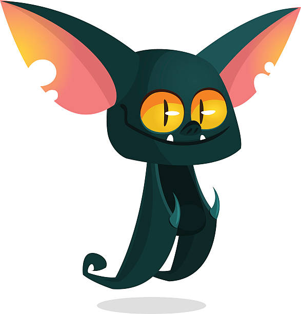 Cartoon Bat Head Icon Halloween Vector Bat Stock Illustration - Download  Image Now - Halloween, Bat - Animal, Cute - iStock