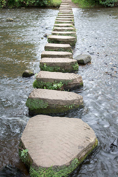 istock Stepping Stones, Lealholm, North York Moors, Yorkshire 611784516