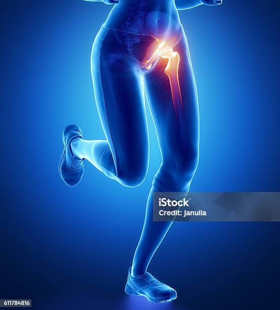 Pain In Hip Stock Photo - Download Image Now - Hip - Body Part, Achilles, Adult