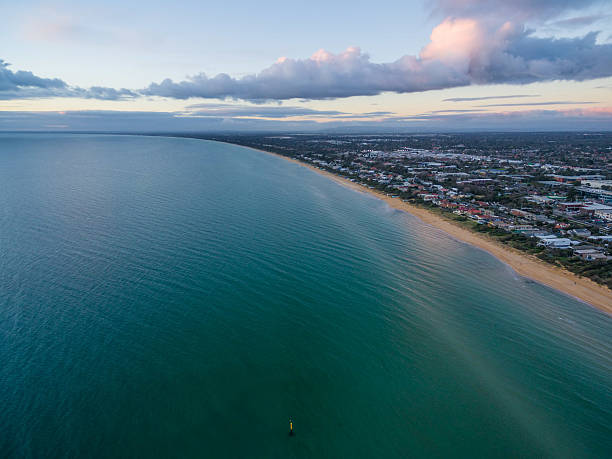 istock Aerial view of Frankston Coastline 611784956