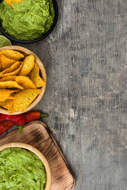 istock Nachos, guacamole and ingredients 611790254