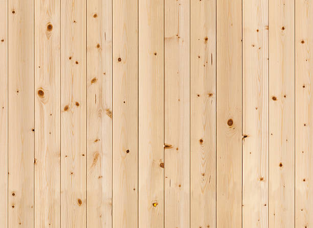 istock Uncolored wooden wall. Seamless texture 611790934