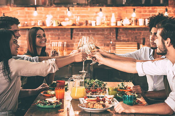 Cheers to friends!