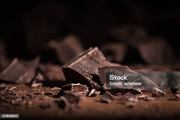 Chocolate Stock Photo - Download Image Now - Dark Chocolate, Chocolate, Part Of