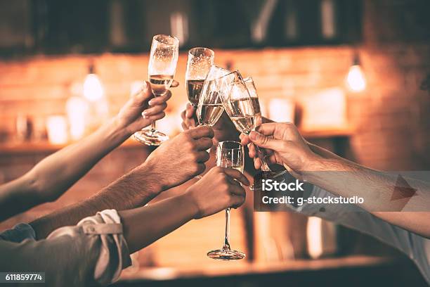 Cheers Stock Photo - Download Image Now - Celebratory Toast, Champagne, Celebration