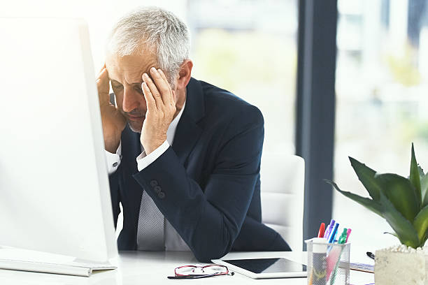 istock Dealing with the downs of business 611861304