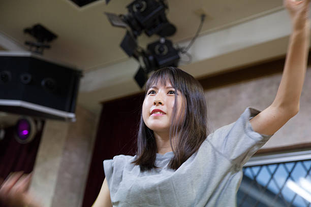 istock Happy young Japanese girls 611864662