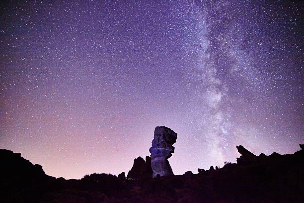 garcias rocks en tenerife - pico de teide fotografías e imágenes de stock