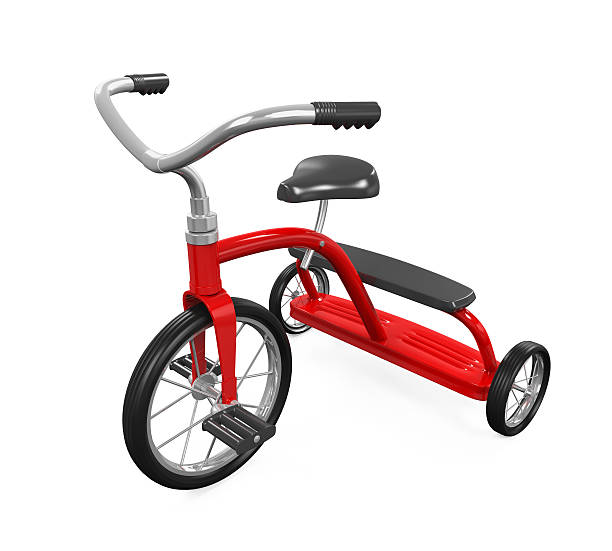istock Kids Tricycle Isolated 611870852