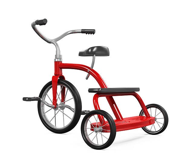 istock Kids Tricycle Isolated 611871044