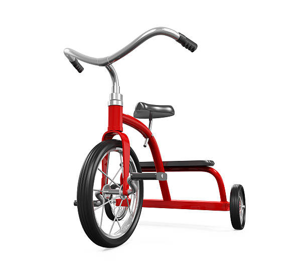 istock Kids Tricycle Isolated 611871292
