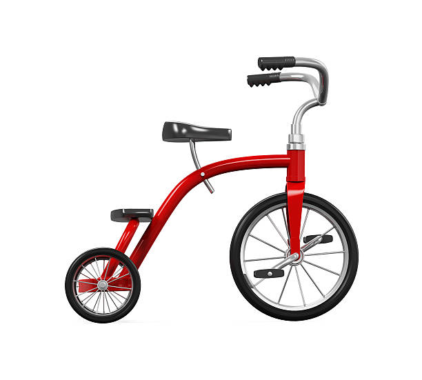 istock Kids Tricycle Isolated 611871496