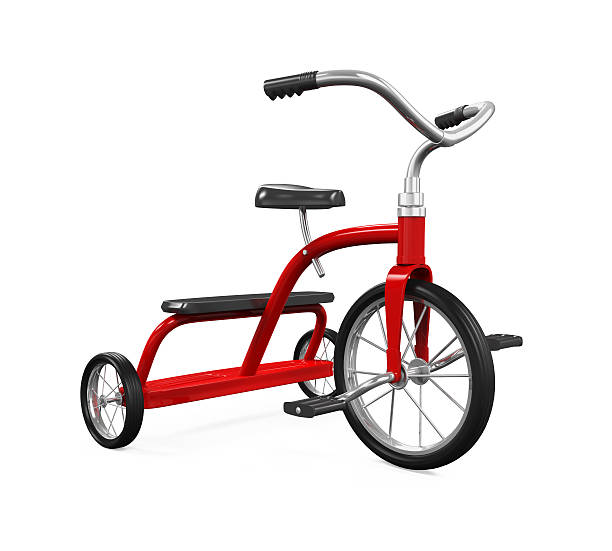 istock Kids Tricycle Isolated 611871668