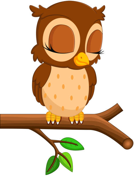 Cute Owl Cartoon Stock Illustration - Download Image Now - Animal,  Aggression, Anthropomorphic Smiley Face - iStock