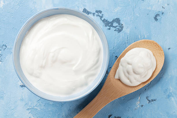 istock Sour cream. Dairy products 611872168