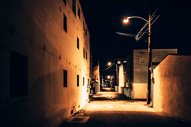 istock Night in town. Venice Beach, California. 611872636
