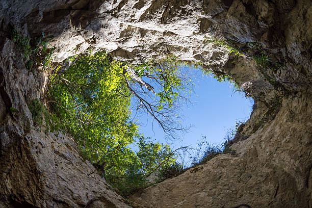 istock View from the tunnels in Nera National Park, Romania 611881686