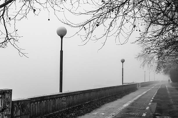 istock lamp in the fog 611883774