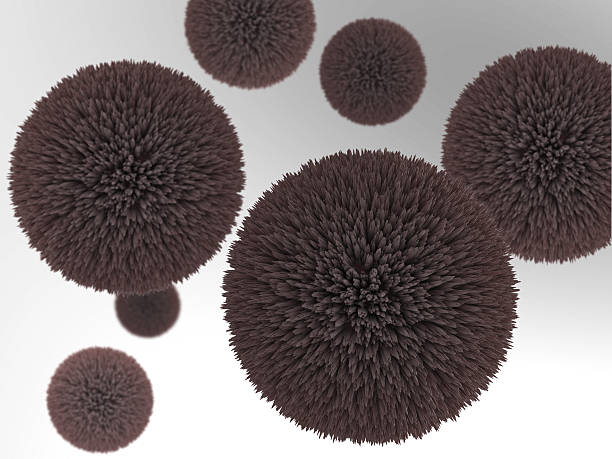 Abstract virus, microorganism stock photo