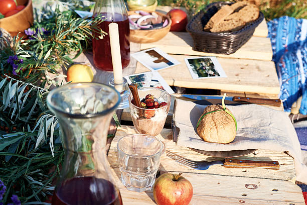istock Outdoor dinner and memories 611888886