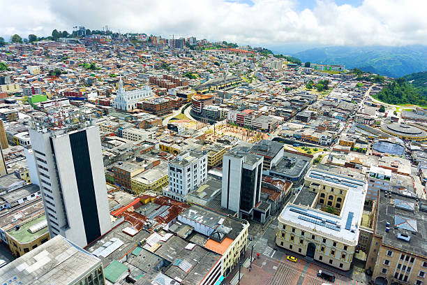 Beautiful cityscape view of Manizales, Colombia