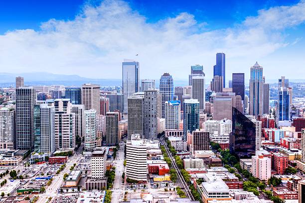 istock HDR Rendering of Seattle Skyline 611893332