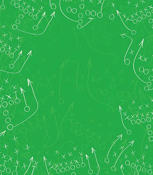 Vector illustration of Football background