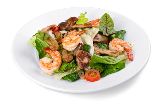 shrimp ceviche , prawn ceviche, seafood marinated salad