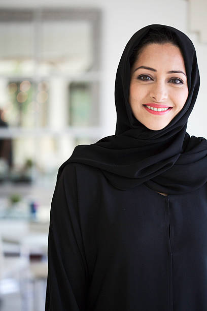 istock Beautiful middle eastern woman in Hijab. 611900094