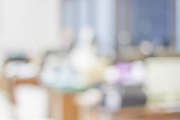 istock Businessmen blur in the workplace.Table work Top And Blur Office 611986698