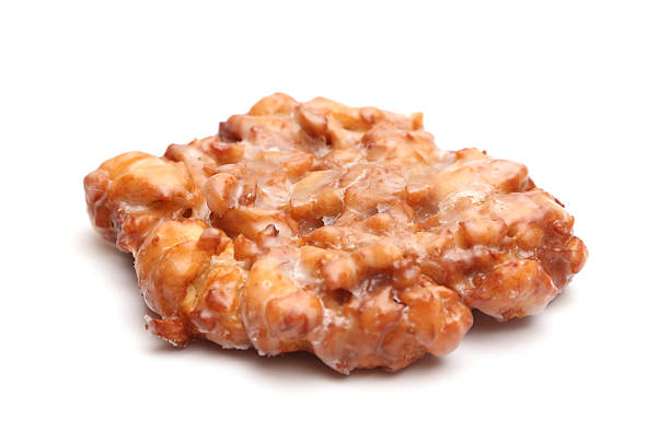 apple fritter - frittiertes gebäck stock-fotos und bilder