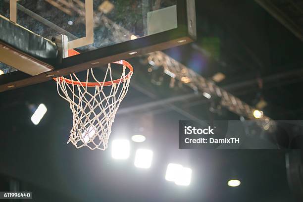 Basketball Hoop Stock Photo - Download Image Now - Basketball - Sport, Basketball - Ball, Basketball Hoop