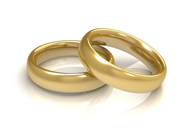 istock golden wedding rings concept  3d illustration 611998972