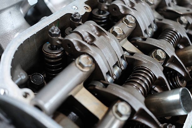 istock Machinery car engines gears 612001470