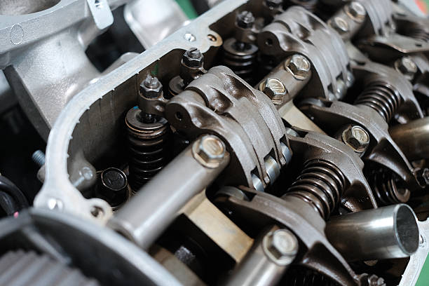 istock Machinery car engines gears 612001490
