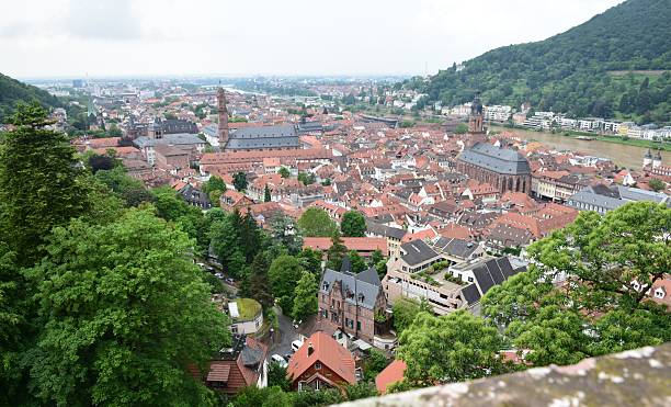 istock Heidelberg Old Town from the Castle 612001658