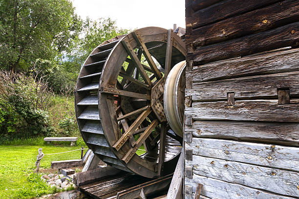 Photo of Old watermill stock photo