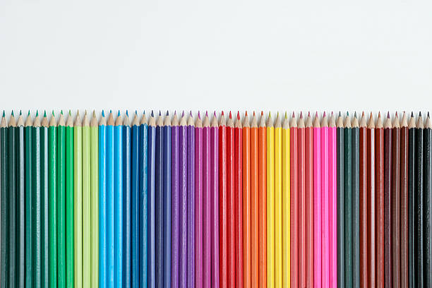 istock Play of the colored pencil 612004186
