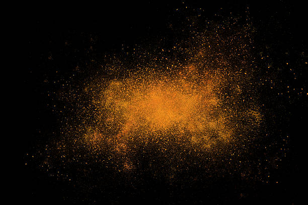 istock Colourful abstract powder explosion on a black background 612005422