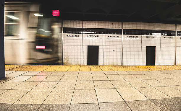 istock train in motion inside the nyc subway station 612008302
