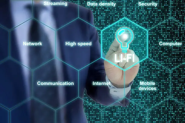 Photo of IT expert explains the components of LI-FI