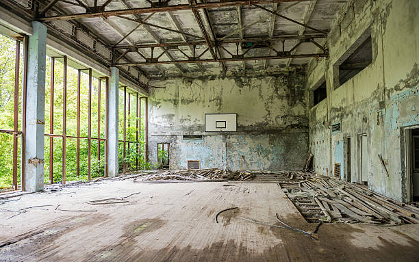 istock ruined gym in Pripyat 612011486