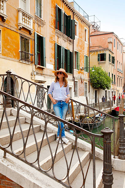 istock Attractive mature woman enjoying her vacation 612012776