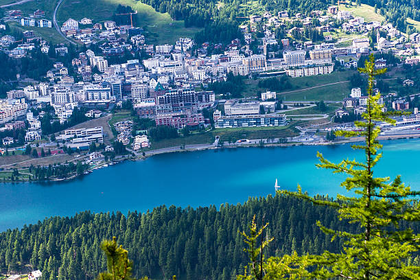 istock View of Sankt Moritz from above 612012986