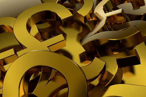 istock 3d illustration currency sign of pound 612014614