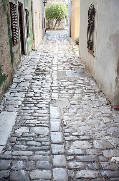 istock Cobblestone Alley In Medieval Village, Vertical 612015254