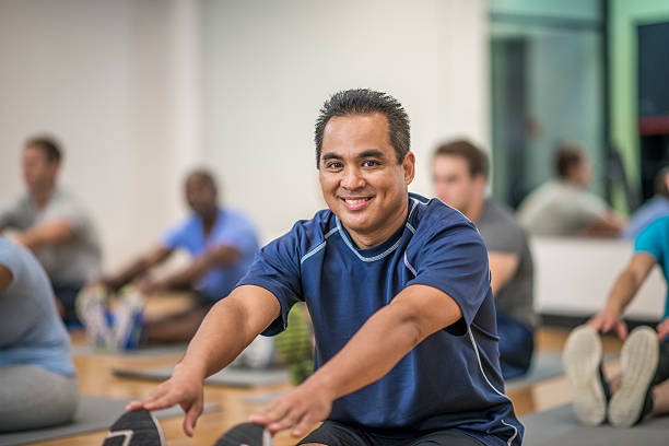 istock Stretching After a Fitness Class 612017166